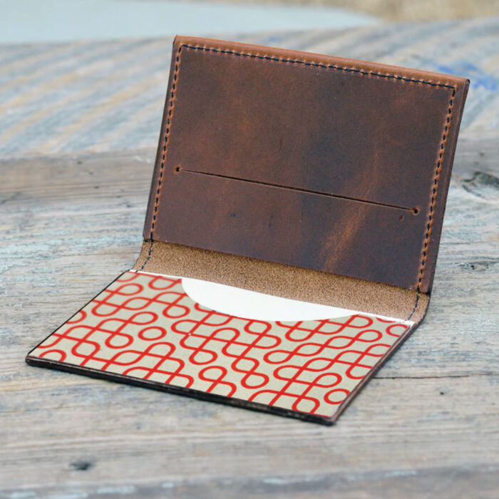 Red Pattern Essentials Wallet