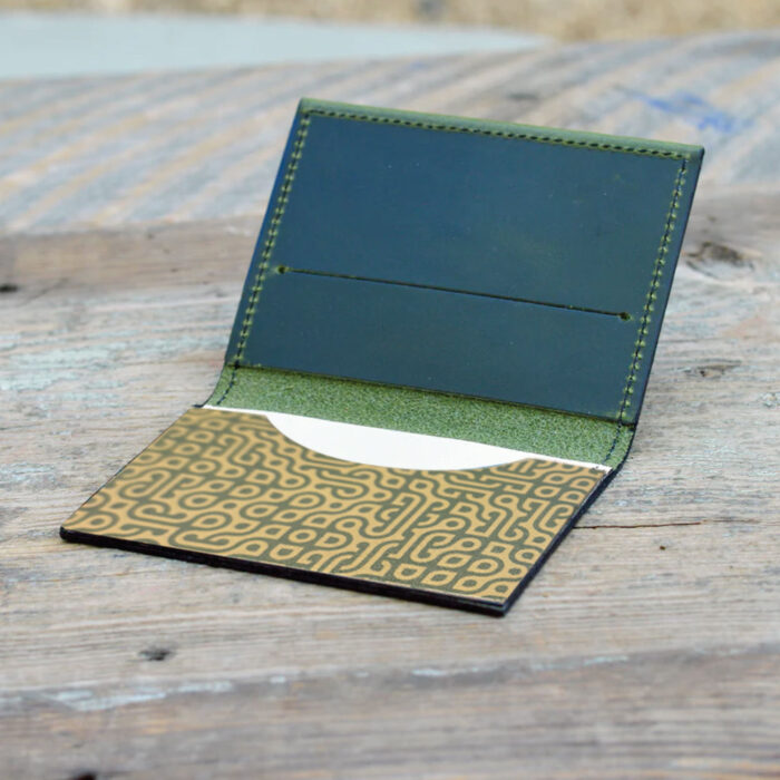 Green Pattern Essentials Wallet