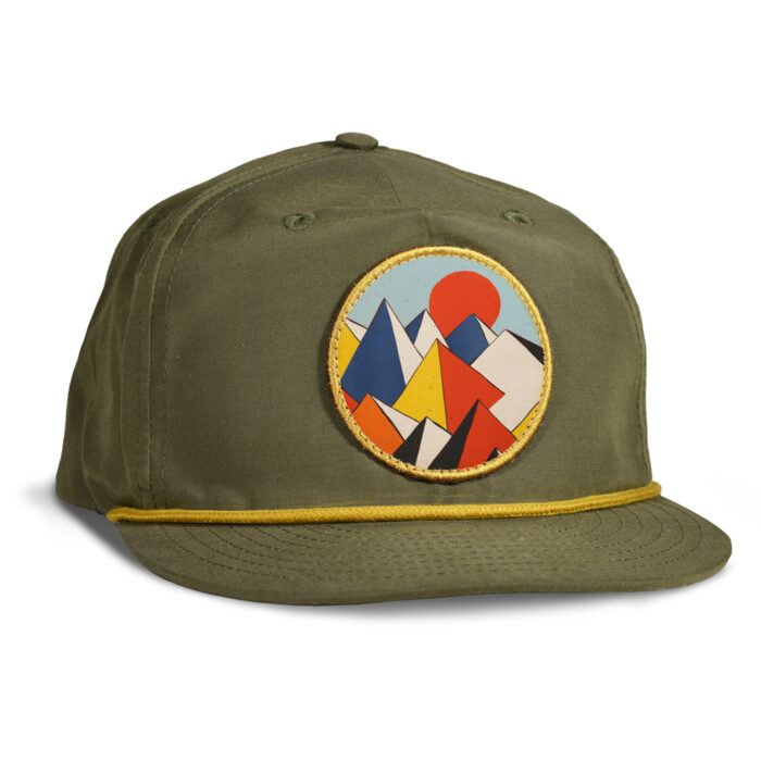 Colorful Mountains Palmer Rope Hat