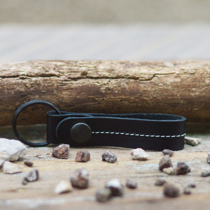 Black Stitch Keychain