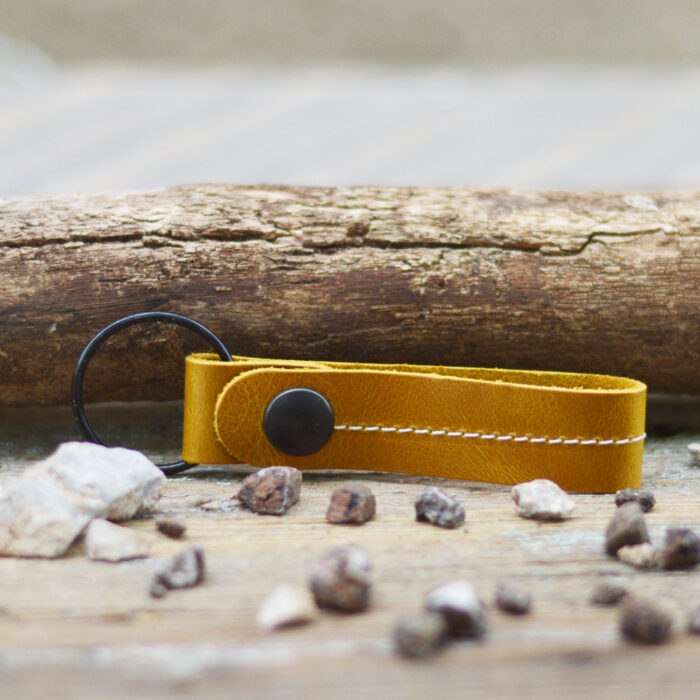 Yellow Stitch Keychain